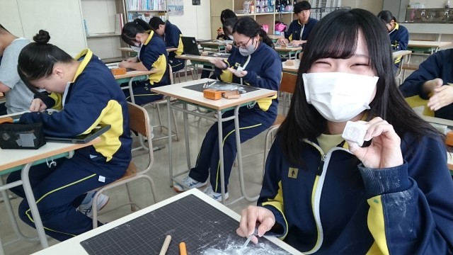 いい印面が彫れたかな？