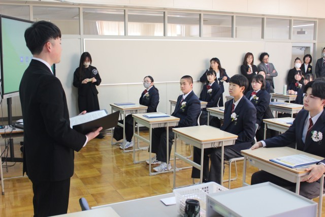 ３A　最後の学活